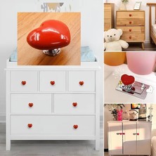 LTG Nova 4 Adet Kalp Şekilli Yapışkanlı Çekmece Tutucu Dolap Gardırop Tutacak Kapı Pencere Çekmece Kulp