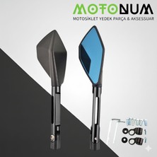 Motonum Arora Ares Modifiye Ayna-Siyah RENK-A03390