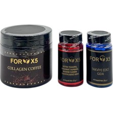 Forx5 Form Kontrolüne Yardımcı Bitkisel Kapsüller – Kolajen Içerikli Kahve Karışımı