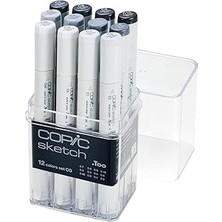 SHC4200 Copic Sketch 12LI Set Grey Tones
