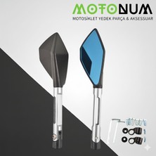 Motonum Arora Gemma Modifiye Ayna-Titanyum RENK-A02809
