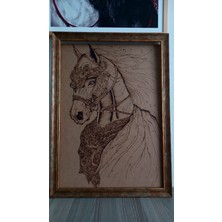 Home Ahşap El Yakması Tablo