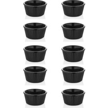 GastroPlast 10 Adet Kırılmaz Sosluk – Kahvaltılık, Reçellik, Meze ve Tatlı Servisi Için Isıya Dayanıklı Mini Servis Kasesi - Ev ve Restoran Kullanımına Özel