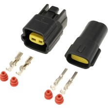 İTHAL Oto Elektrik Konnektör Takım - Erkek/dişi (2 Pin)