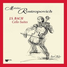 Mstislav Rostropovich - Bach Cello Suites ( 4 Lp Set ) Plak