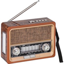 Şarjlı Nostaljik Radyo ile Usb, Sd ve Bluetooth Özellikleriyle Keyifli Dinleme