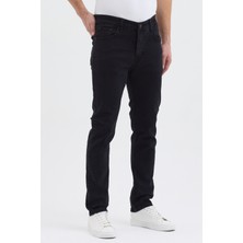Locus Jeans Erkek Antrasit Slim Fit Likralı Yüksek Bel Kot Pantolon LCS69831113
