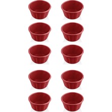 GastroPlast 10 Adet Kırılmaz Sosluk – Kahvaltılık, Reçellik, Meze ve Tatlı Servis Kabı | Isıya Dayanıklı Polikarbon Mini Kase | Ev ve Restoran Için