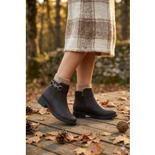 Fort 1091 Rahat Toka Detaylı Kaymaz Taban Sıcak Astar Kadın Bot