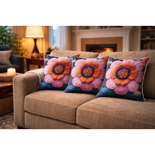 Özdağ Home Concept 2 Adet 43X43 cm Dijital Baskılı Premium Kumaş Dekoratif Kırlent Kılıfı | 5 Farklı Desen | Salon & Oturma Odası