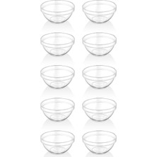 GastroPlast 10 Adetkırılmaz Sosluk – Kahvaltılık, Reçellik, Meze ve Tatlı Servis Kabı | Isıya Dayanıklı Polikarbon Mini Kase | Ev ve Restoran Için