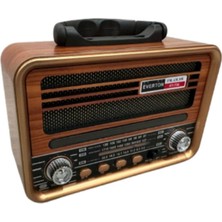Retro Radyo Hoparlör, Güneş Enerjili, Şarjlı, Usb/sd Kart Girişli