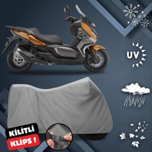 ULTRASHOP Qj Fort 350 Motosiklet Branda Su Geçirmez Motor Branda