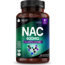 N-Asetil Sistein (Nac) 600 Mg 180 Tablet – Antioksidan Amino Asit Desteği, Yüksek Emilim, Günlük Takviye