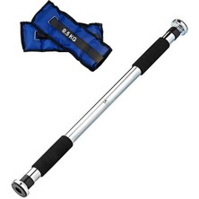 Feyza Design Çok Fonksiyonlu Kapı Barı ve Bilek Ağırlığı Seti, Sağlam ve Dayanıklı