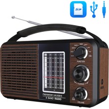 Portatif Analog Radyo Fm-Usb-Sd/mmc-Aux, 88-108 Fm Frekans Aralığı