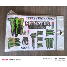 Topuz Motor motosiklet Sticker Yapıştırma Monster