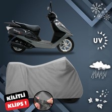 ULTRASHOP Mondial 125 Nt Turkuaz Motosiklet Branda Su Geçirmez Motor Branda