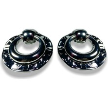 Sphere Jewelry Daire Model Gümüş Çelik Küpe