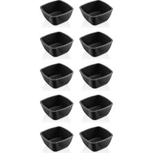 GastroPlast 10 Adet Kırılmaz Sosluk – Kahvaltılık, Reçellik, Meze ve Tatlı Servis Kabı | Isıya Dayanıklı Polikarbon Mini Kase | Ev ve Restoran Için