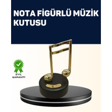 Zero Land Sptrns Melodious Music Altın Nota Figürlü Müzik Kutusu