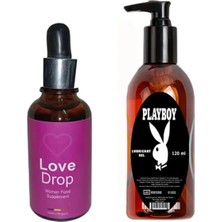 İsmiyle Al Love Drop 30 ml Kadınlar Için Istek Yükseltici + Lubircant 120 ml Set