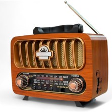 Retro Ayaklı Bluetooth Radyo, Şık ve Eskitme Tasarım With Nostalji Atmosferi