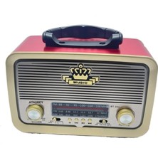 Nostaljik Tasarımlı Bluetooth Usb-Sd Mp3 Radyo Müzik Kutusu