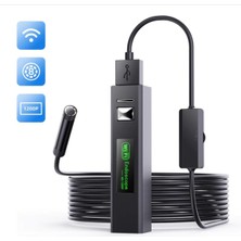 Urfakent Dahili Wifi Tamirci Kamerası Sert Kablo 10MT Hd Tüm Telefonlara Uyumlu