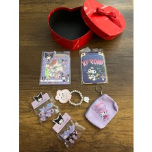 Gülümse Gel Kuromi Ayna Cüzdan Sticker Bileklik Toka Hediye Seti Yeni Yıl Yılbaşı Christmas Advent Calendar