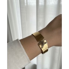 Winy Concept Kadın Kelepçe Lüx Model Çelik Bileklik - Kararmaz Paslanmaz Hediye