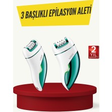 Zero Land Sptrns Profesyonel 3 In 1 Epilasyon Cihazı LED Aydınlatmalı Suya Dalı Şarjlı Vgr Epilatör