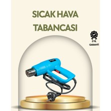 Zero Land Sptrns 2000W Profesyonel 2 Kademeli Isı Tabancası Sıcak Hava Üfleme