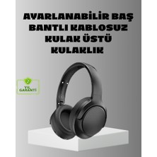Zero Land Sptrns Siyah Kablosuz Bluetooth Kulaklık 300 Mah Hızlı Şarj Katlanabilir Pedli