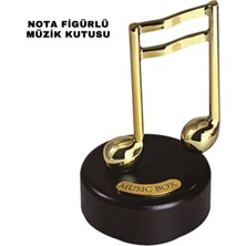 Zero Land Sptrns Altın Nota Figürlü Müzik Kutusu