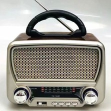 Retro Tarzda Fm/am/sw Radyo, Düğmeli Nostaljik Tasarım, YG-1184BT