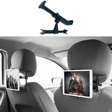 Tbl Dekor® Oto Koltuk Arkası Telefon Tablet Tutucu Ayarlanabilir 360 Derece Dönebilen Pratik Stand