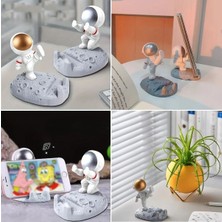 Tbl Dekor® Mini Astronot Model Telefon ve Tablet Tutucu Standı