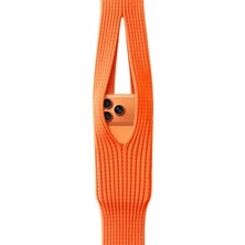 Teknofone Tüm Cep Telefonu Modelleri ile Uyumlu iPhone Pocket Issey Mıyake Uyumlu Örgü Çapraz Telefon Çantası Askısı 80CM