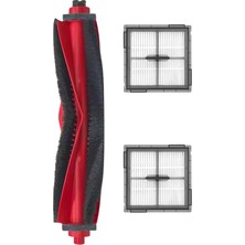 Ropalde Roborock S8 Pro Robot Süpürge Uyumlu 1 Adet Ana Fırça, 2 Adet Hepa Filtre-Yedek Parça Seti