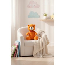 Maks Toys Peluş Turuncu Ayı Oyuncak & Uyku Arkadaşı 25 cm