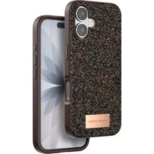 Onegif Sptrns Apple Iphone 17 Bright Simli Kapak - Gold