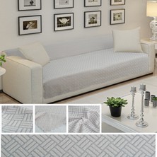 Sycamore Home Kaymaz Tabanlı Koltuk Örtüsü 175X215 cm – Altı Polarlı, Örme Kumaş, Çekyat ve Kanepe Uyumlu
