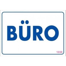 Verto Büro Uyarı Levhası 17,5X25 KOD:1698