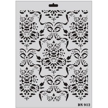 Verto Rich Dantel Seri DN912 Stencil 35X25 cm
