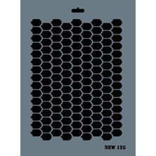 Verto Rich New Seri N-125 Stencil 35X25 cm