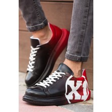 Verto CH254  Cbt Pittura Erkek Ayakkabı 445 Sıyah / Kırmızı X1