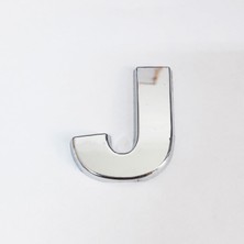 Verto Cemax J Harfi  3,75 cm Krom Yapışkanlı