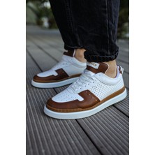 Verto CH201  Cbt Hercules Erkek Ayakkabı Taba/beyaz