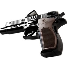 NW NessiWorld Metal Oyuncak Tabanca Siyah Seri 23